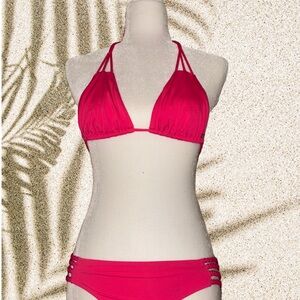 Roxy Women's Pink Bikini Set